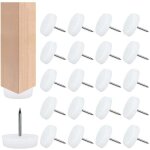 50 patins de protection en plastique pour pieds de chaise, � 20 mm