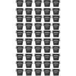 50 pcs respirant carr� hydroponique net pot fleur plantes cultures hors - sol croissant panier pour serre(noir ...