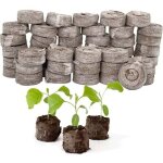 50 pcs pastilles de culture, tourbe compress�e, avec nutriments bloc de nutrition pour semis, pour la ...