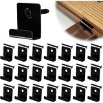 50 pi�ces clips de fixation wpc clips de fixation lame de terrasse composite clip cach� entr�e fixation ...