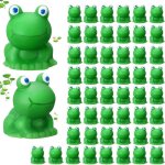 50 pi�ces d�coration de grenouille verte petite grenouille ornements de grenouille adapt�s � l'aquarium ...