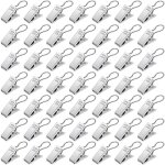 50 pi�ces pinces � rideaux en m�tal, clips de rideaux acier inoxydable, pince rideaux decoration crochets ...