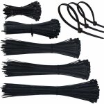 500 pi�ces collier de serrage plastique, serre cable plastique 4mm zip ties 100 / 150 / 200 / 250 / 300mm, ...