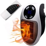 500w mini chauffage d'appoint / soufflant ceramique, radiateur soufflant silencieux, chauffage electrique ...