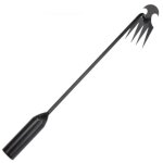 50cm desherbeur manuel, outil de d�sherbage manuel � quatre dents, arrache mauvaise herbe jardinage, ...