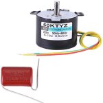 50ktyz ac 220v 10w 0. 5a petit moteur �lectrique synchrone � aimant permanent � basse vitesse cw / ccw ...