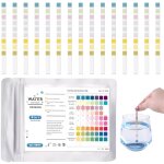 50pcs 9 en 1 test eau potable, bandelettes de test ph pour eau de piscine et spa, bandelette testeur ...
