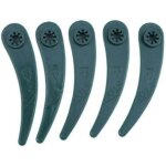 50x jeu de lames en plastique pour d�broussailleuse � gazon pour bosch art23 - 18li art26 - 18li
