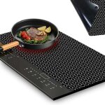 52 78cm tapis de protection plaque induction, protege plaque induction silicone, tapis de cuisson � induction ...