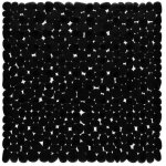 54x54cm tapis de salle de bain antid�rapant en galets carr�s, tapis de salle de bain en pierre, tapis ...