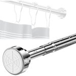 55 - 85cm cm tringle rideau sans percage inox, barre de douche ferme et extensible, tringle à rideaux ... 55 - 85cm cm tringle rideau sans percage inox, barre de douche ferme et extensible, tringle à rideaux ...