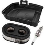 594575 couvercle de filtre  air, bougie d'allumage f6tc, filtre  air tondeuse, compatible avec moteur ...