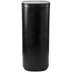 5five simply smart - poubelle en m�tal noir 50l - 5five