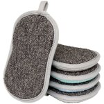 5five simply smart - lot de 5 �ponges microfibre et gratantes - 5five