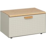 5five simply smart - bote  pain en mtal sensia avec couvercle en bambou