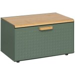 5five simply smart - bote  pain sensia en mtal et bambou noir 35, 5cm - 5five