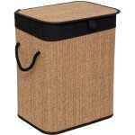 5five simply smart - panier à linge en bambou 60l marron - 5five 5five simply smart - panier à linge en bambou 60l marron - 5five