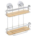 5five simply smart - serviteur de douche venterra 2 niveaux ventouses - 5five