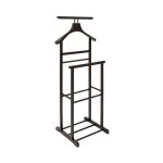 5five simply smart - valet de chambre en bois 'antidérapant' 103cm noir 5five simply smart - valet de chambre en bois 'antidérapant' 103cm noir