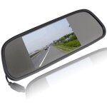 5inch car mirror moniteur pour cam�ra de recul avec la couleur num�rique hd tft lcd auto support de miroir ...