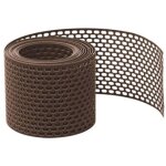 5m grille d'aration et anti - oiseaux, grille de toit - brun, 180mm