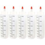 5pcs 250ml flacons compte - gouttes bouteilles liquides fiole vide en plastique avec balance presser ...