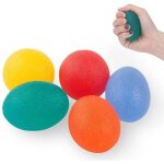 5pcs balles d'exercice pour les mains, entra�neur de doigts, balle reeducation main, balles de r�sistance ...