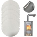 5pcs joints d'�tanch�it� pour tuyaux de po�le, r�sistent � des temp�ratures extr�mes, convient pour les ...