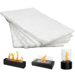 5pcs laine cramique pour chemine thanol, 812incm mche de foyer rsistante  la chaleur pelotes cramique ...