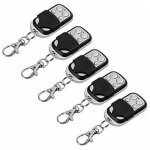 5pcs t�l�commande universel clonage portail electrique garage ouvre porte fob 433mhz remplacement porte ...