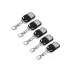 5pcs t�l�commande universel clonage portail electrique garage ouvre - porte fob 433mhz remplacement porte ...
