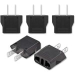 5x adaptateur de voyage, adaptateur prise france vers usa, adaptateur prise usa, adaptateur usa, adaptateur ...