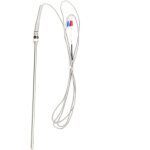 5x200mm k - type thermocouple capteur de temp�rature sonde en acier inoxydable m8 filetage