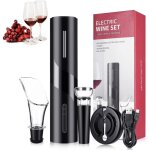 6 en 1 tire bouchon lectrique rechargeable, coffret cadeau, tire - bouchon avec coupe - capsule, bouchon ...