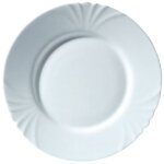 6 assiette plate 25 cm - cadix - luminarc