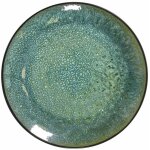 Lot de 6 assiettes plates 'elia' 27cm vert