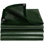 6 b�ches huile imperm�able 20 pieds, verte, anti - uv, anneaux et bord renforc�, pour toits, camping, ...