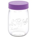 6 bocal 1 l violet - color vis - le parfait 6 bocal 1 l violet - color vis - le parfait