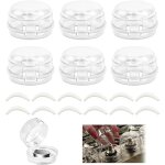 6 cache - boutons de cuisini�re pour s�curit� b�b�, couverture de bouton pour cuisini�re, bloc de protection ...