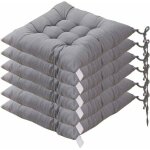 6 coussins de chaises carr�s 40x40 coussins de si�ge d�coration maison coussin mat matelass�e, confortable ...