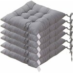 6 coussins de chaise carre 40x40 coussin de sige coussin de dcoration intrieure coussin matelass ...