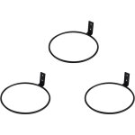 Parkside - 6 inch flower pot holder, wall planter ring hanger, wall mounted pot hook bracket, 3 pack, ... Parkside - 6 inch flower pot holder, wall planter ring hanger, wall mounted pot hook bracket, 3 pack, ...