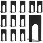 6 paires serre livre, serre livres en mtal, serre livres de haute qualit, anti - rayures et antidrapants, ...