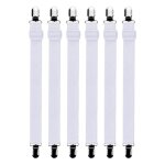 Paryou - 6 pcs (60cm à 200cm) tendeur drap housse lit drap réglable, tendeurs de maintien, convient à ... Paryou - 6 pcs (60cm à 200cm) tendeur drap housse lit drap réglable, tendeurs de maintien, convient à ...