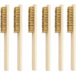 6 pcs brosse laiton, jeu de brosses m�talliques, brosse m�tallique avec poils en laiton, brosses m�talliques ...