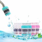 Fei yu - 6 pcs mini filtre  eau pour robinet maison cartouche de noix de coco charbon robinet l'eau ...
