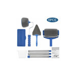 6 pcs pinceau set seamless nouveau type de tambour multifonction rouleau a peinture menage pinceau d'angle ...