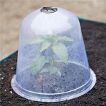 6 pcs r�utilisable jardin plante cloche en plastique dme de protection semis couvre pour jardin ext�rieur. ...