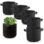 6 pcs sac plantation, non tiss pot en tissu avec poignes pour plantation pommes de terre tomates fraises ...