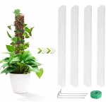 6 pices 60cm tuteur sphaigne, tuteur monstera, moss pole pour la maison monstera jardin plante grimpantes ...